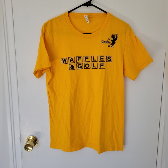 Circles Golf Yellow Waffles & Golf T-shirt - Picture 1 of 3